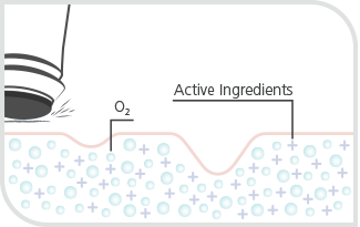 Illustration of oxygenation step